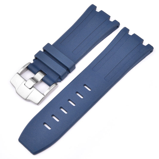 28mm FKM Rubber Band For Audemars Piguet Watches With Buckle, 28mm Rubber Watch Band With Buckle For AP Watches