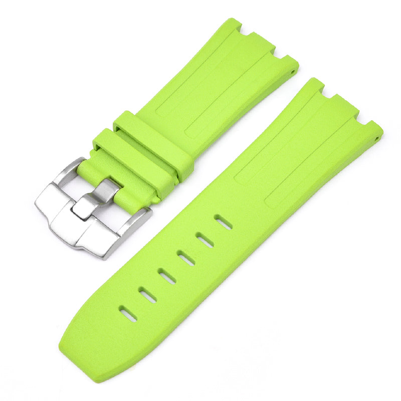 28mm FKM Rubber Band For Audemars Piguet Watches With Buckle, 28mm Rubber Watch Band With Buckle For AP Watches