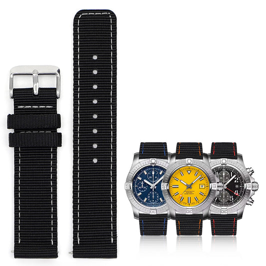 Quick Release Canvas Nylon Straps For Watches, Replacement Nylon Watch Band For Watches