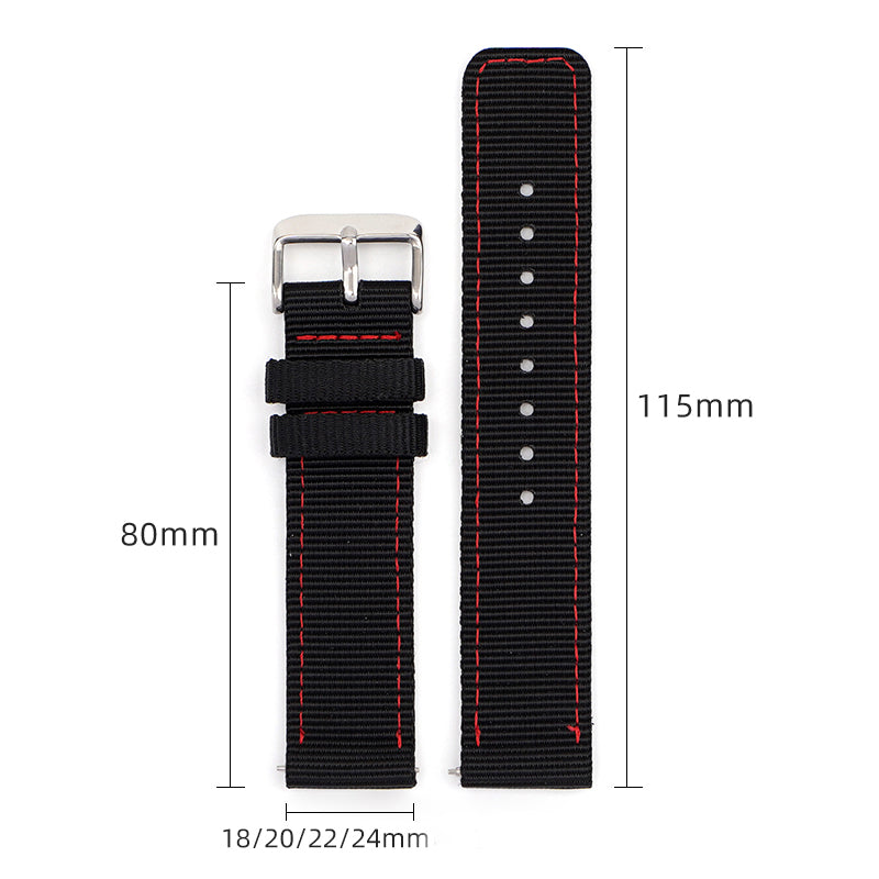 Quick Release Canvas Nylon Straps For Watches, Replacement Nylon Watch Band For Watches