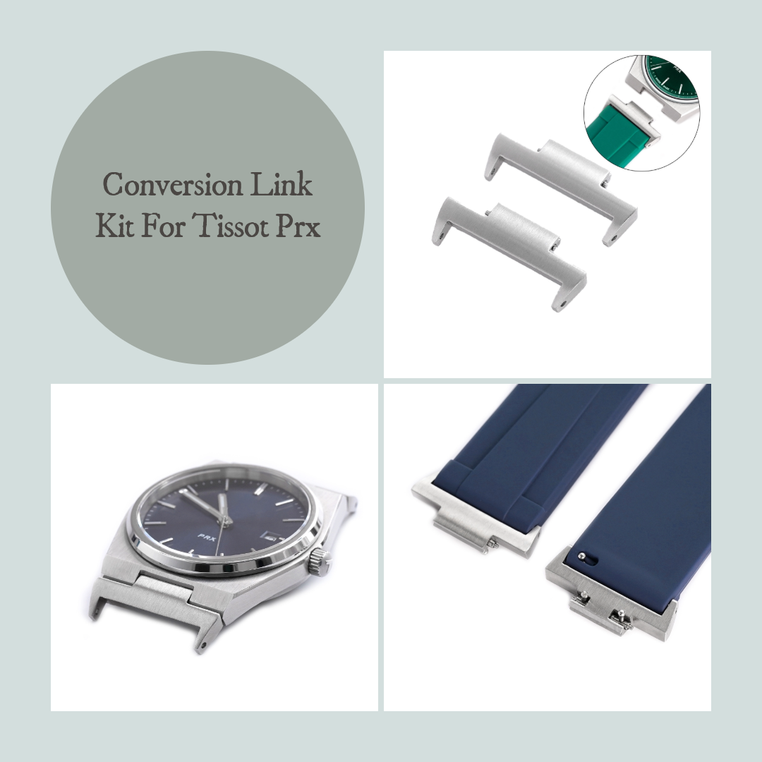 Quick Release Straps Adapter For Tissot PRX Powermatic 80 Watches - For 40mm Case Watch