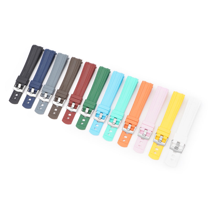 20mm Rubber Band For Omega Speedmaster Watches and For Omega MoonSwatch - Multiple Colors