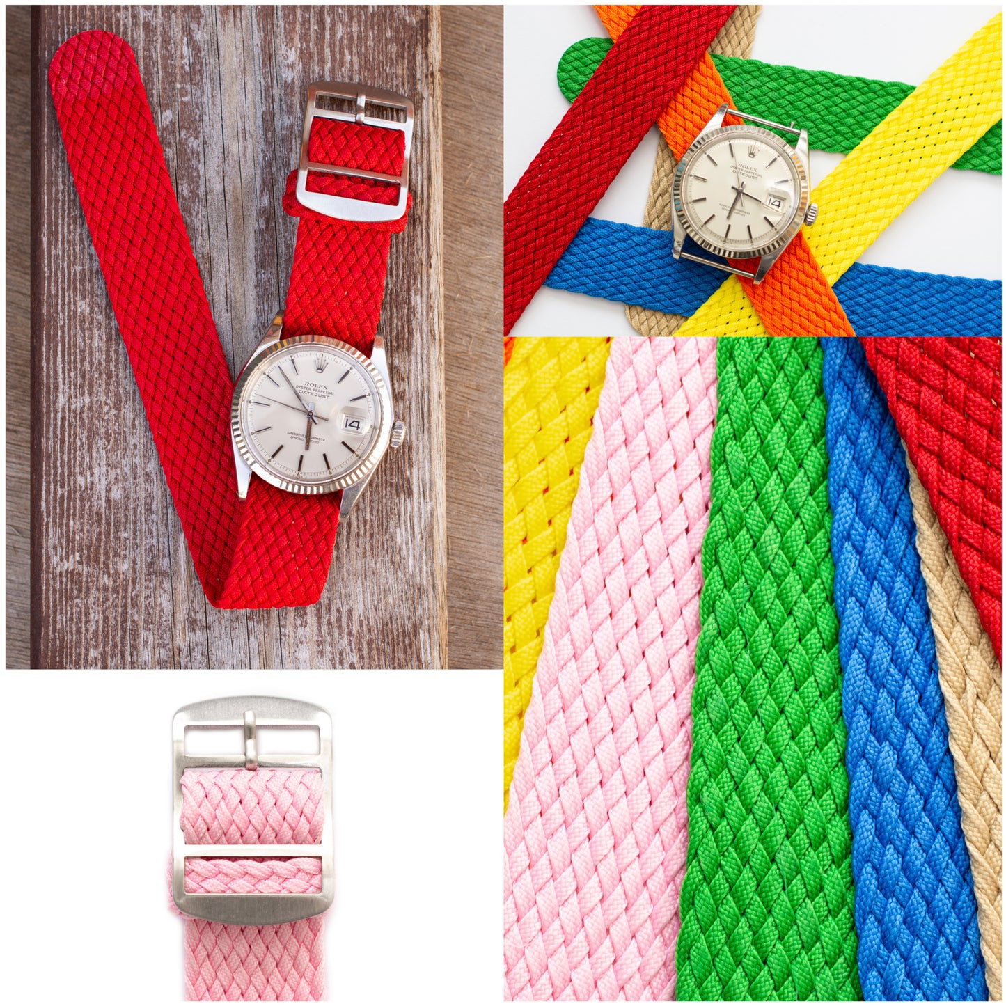 Canvas Nylon Watch Straps, Nylon Braided Watch Band, Replacement Watchband Hook and Loop Straps (16mm,18mm,20mm,22mm) For Men Women