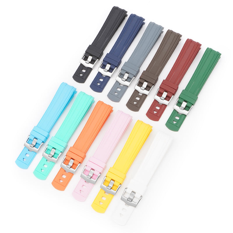 20mm Rubber Band For Omega Speedmaster Watches and For Omega MoonSwatch - Multiple Colors