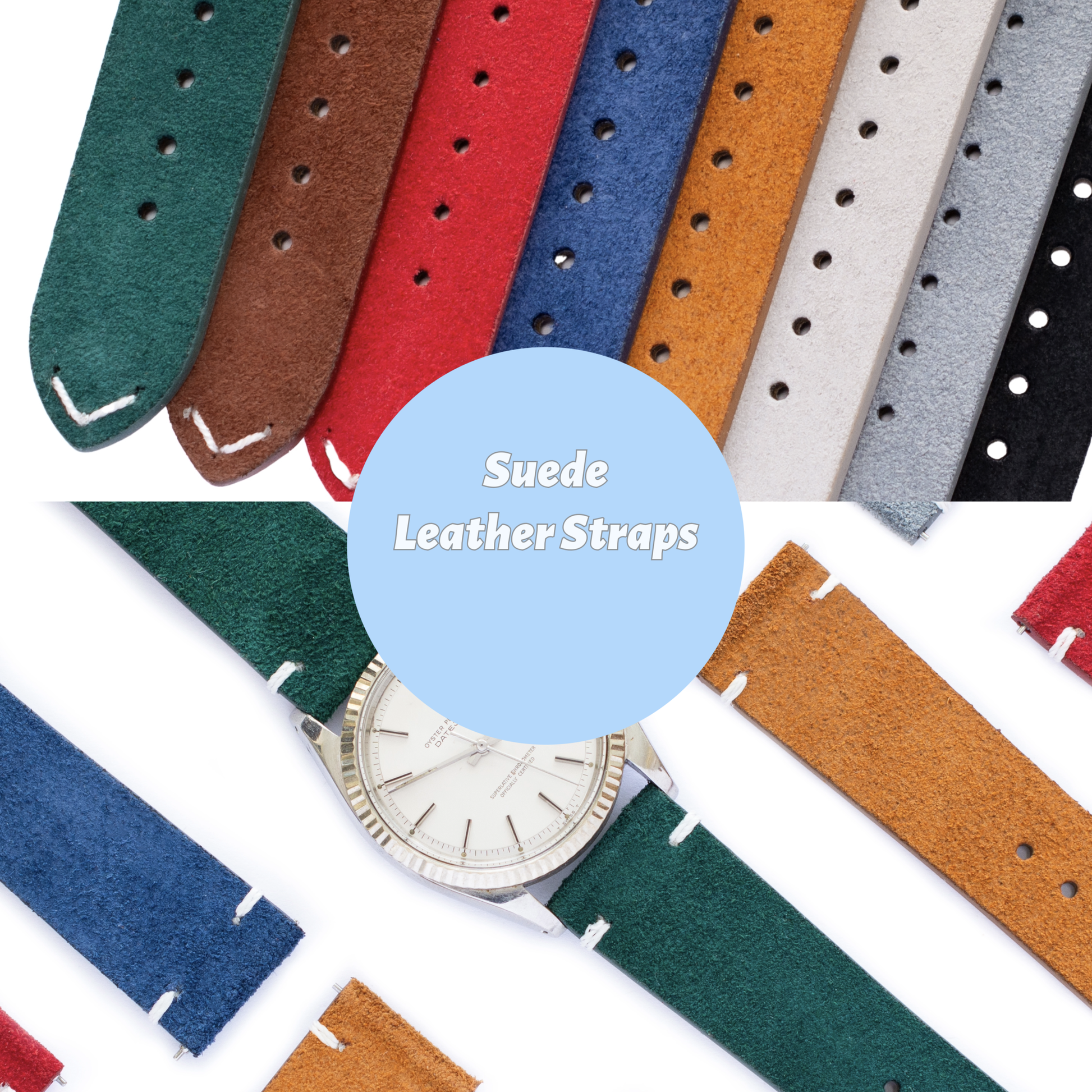 Suede Leather Straps 20mm /22mm
