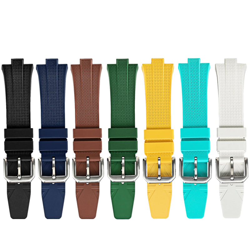 Quick Release 26mm FKM Rubber Band For Citizen Tsuyosa Watches, Replacement FKM Watch Band For Citizen Tsuyosa Watches