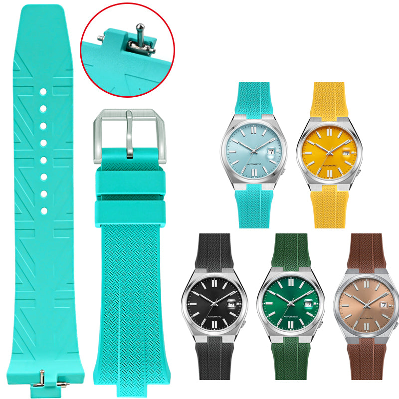 Quick Release 26mm FKM Rubber Band For Citizen Tsuyosa Watches, Replacement FKM Watch Band For Citizen Tsuyosa Watches