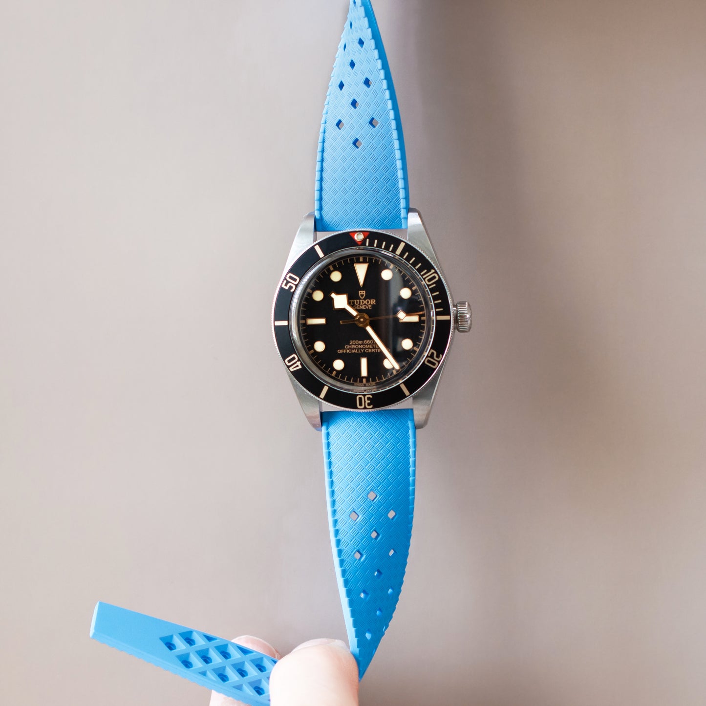 Quick Release Tropical Rubber Band For Watches, Replacement FKM Watch Band Straps For Watches