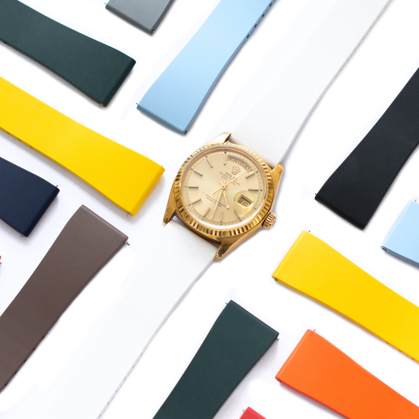 Quick Release Cut To Size CTS Rubber Band For Watches, FKM Rubber Band For Watches
