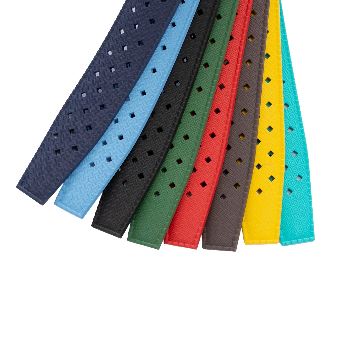 Quick Release Tropical Rubber Band For Watches, Replacement FKM Watch Band Straps For Watches