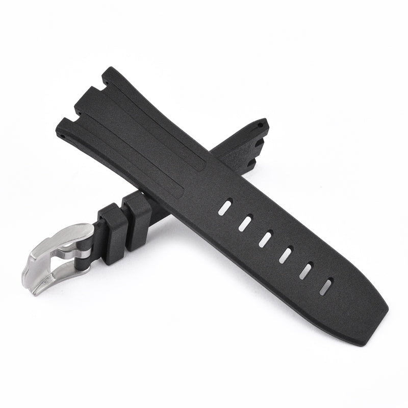 28mm FKM Rubber Band For Audemars Piguet Watches With Buckle, 28mm Rubber Watch Band With Buckle For AP Watches