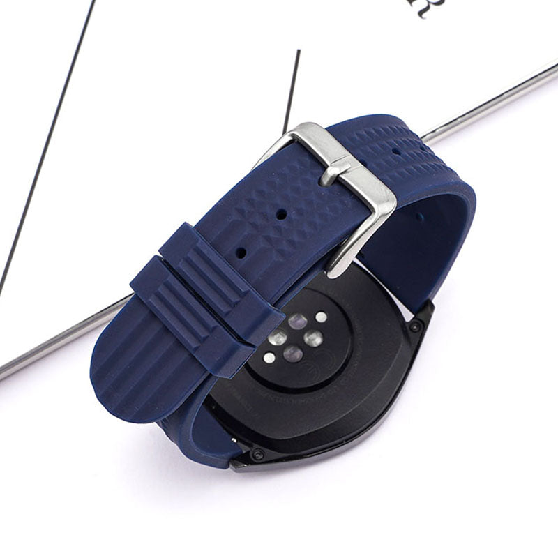 Quick Release 22mm Rubber Band For Seiko Prospex SKX Divers Watches, Replacement Watch Band With Buckle For Seiko Diver’s Watches Waffle Rubber Watch Strap