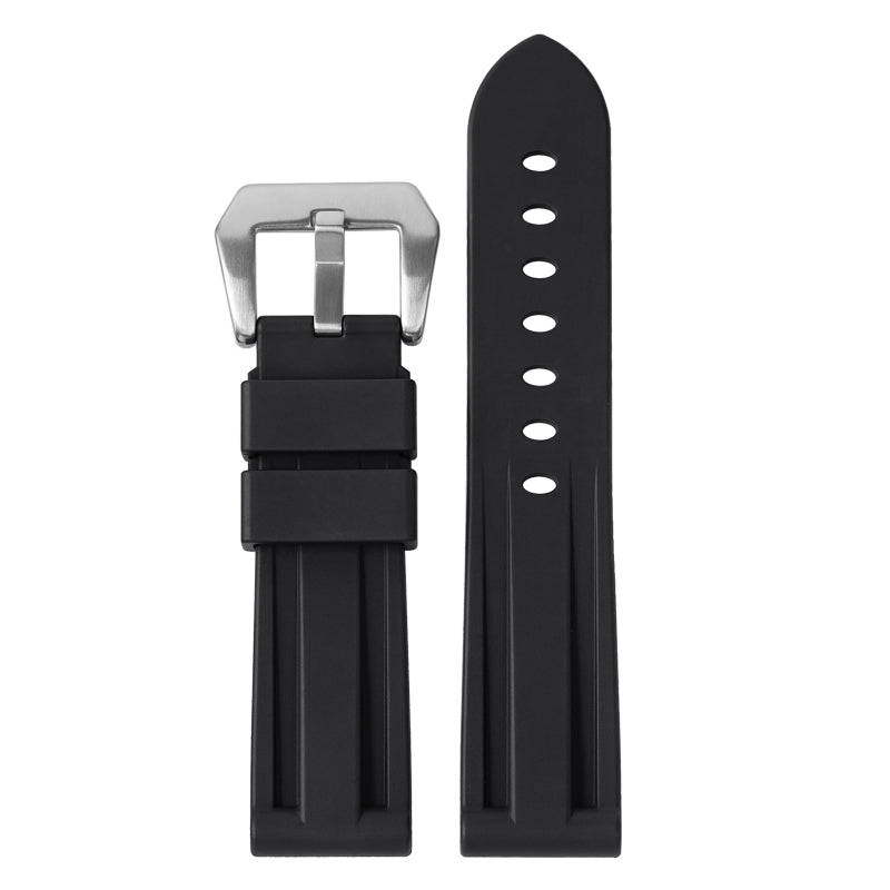 FKM Rubber Band For Panerai Watches With Buckle, Replacement Watch Bands For Panerai Watches