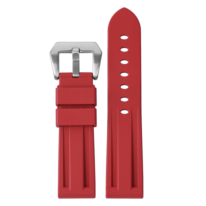 FKM Rubber Band For Panerai Watches With Buckle, Replacement Watch Bands For Panerai Watches