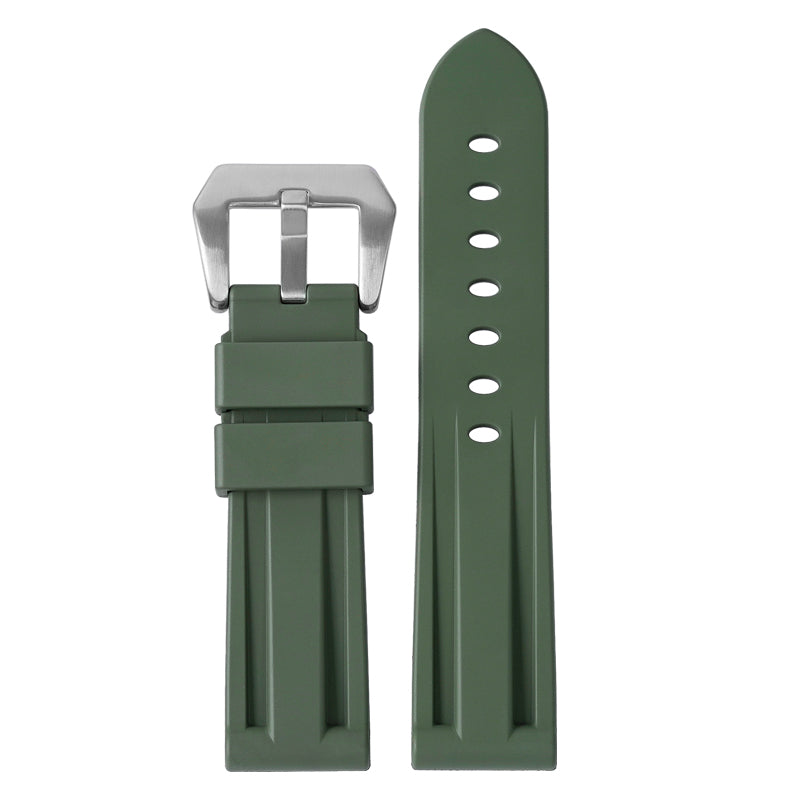 FKM Rubber Band For Panerai Watches With Buckle, Replacement Watch Bands For Panerai Watches