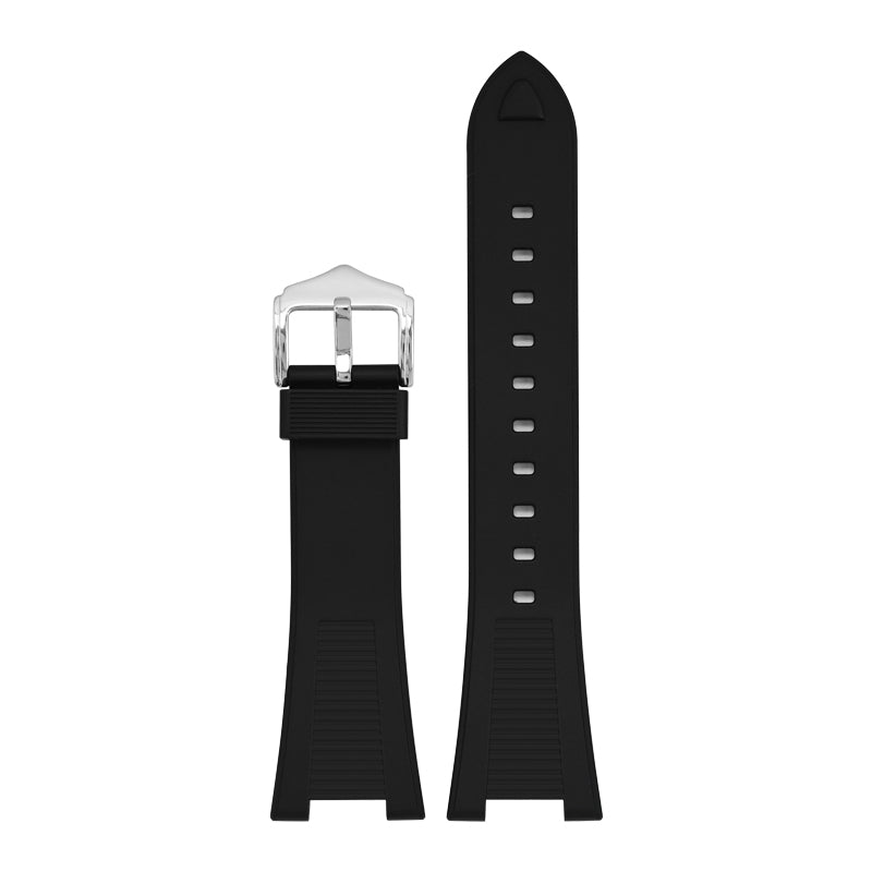 25mm Rubber Band For Patek Philippe Nautilus With Buckle, Rubber Watch Band Straps For Patek Philippe 5711 5712 5980