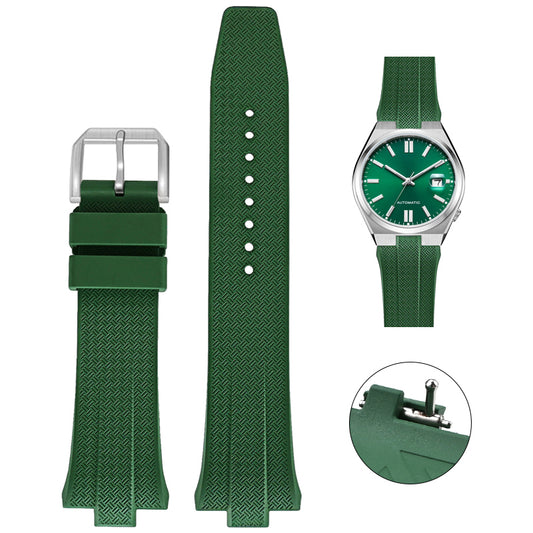 Quick Release 26mm FKM Rubber Band For Citizen Tsuyosa Watches, Replacement FKM Watch Band For Citizen Tsuyosa Watches