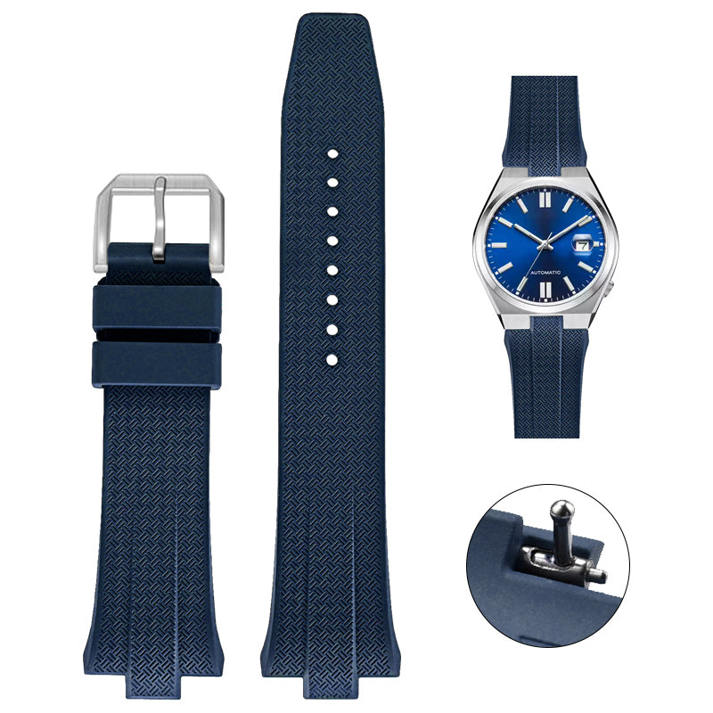 Quick Release 26mm FKM Rubber Band For Citizen Tsuyosa Watches, Replacement FKM Watch Band For Citizen Tsuyosa Watches