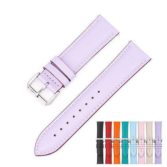 Quick Release 22mm Leather Watch Straps With Buckle, 22mm Watch Band Straps - Multiple Colors