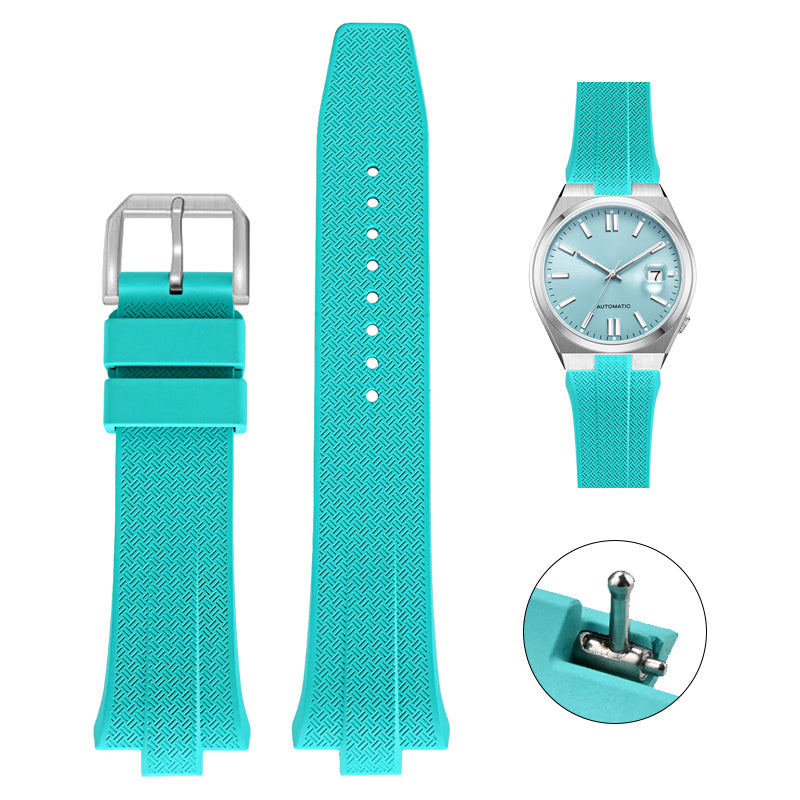 Quick Release 26mm FKM Rubber Band For Citizen Tsuyosa Watches, Replacement FKM Watch Band For Citizen Tsuyosa Watches
