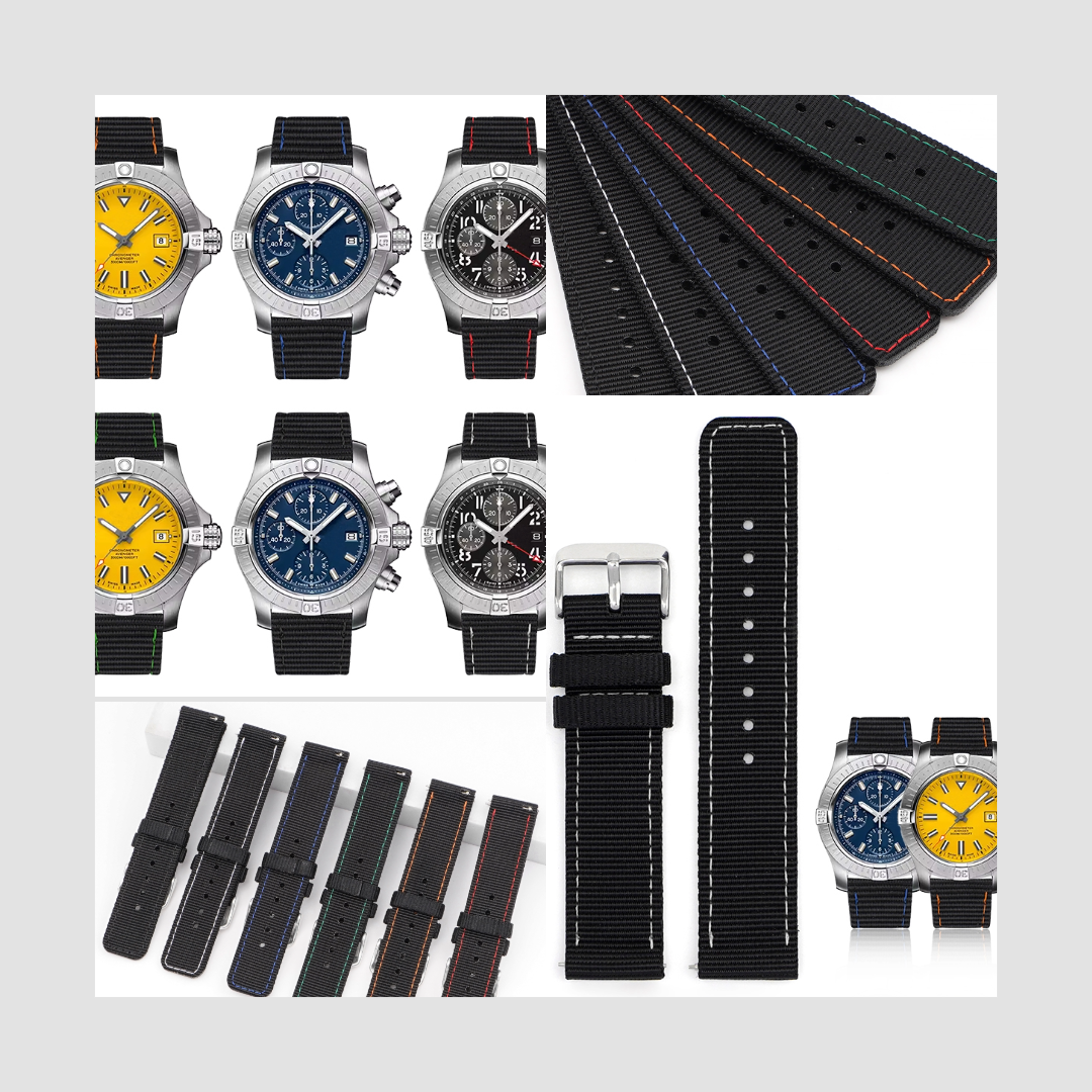 Quick Release Canvas Nylon Straps For Watches, Replacement Nylon Watch Band For Watches