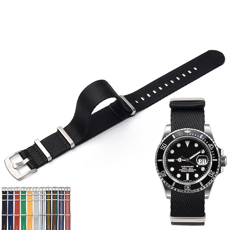 Canvas Nylon Straps Watches, Replacement Nylon Watch Band For Watches
