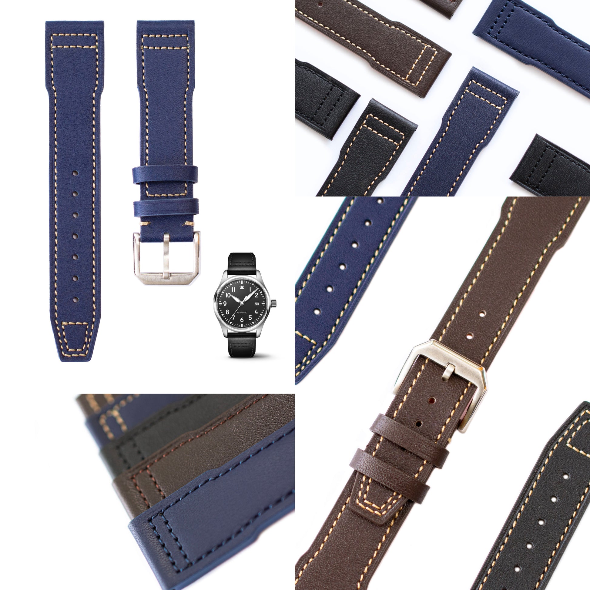 colors straps for iwc pilot watches