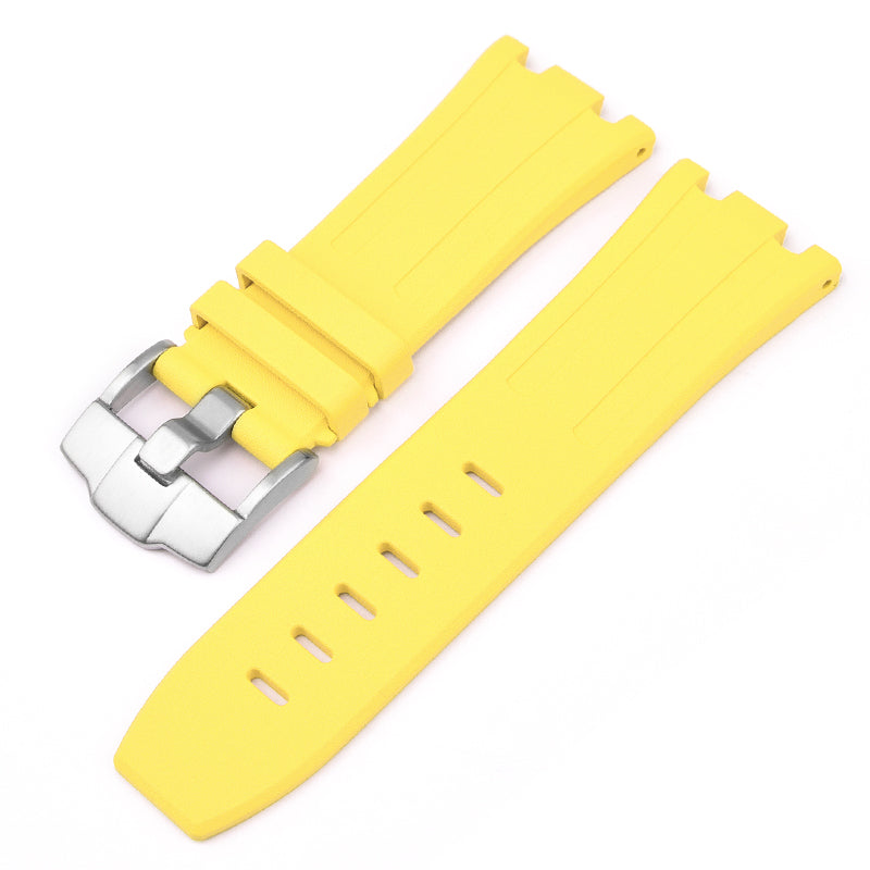28mm FKM Rubber Band For Audemars Piguet Watches With Buckle, 28mm Rubber Watch Band With Buckle For AP Watches
