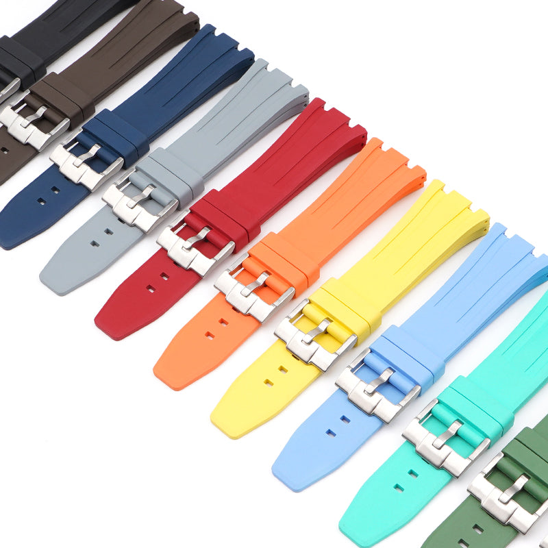 26mm FKM Rubber Band For Audemars Piguet Watches, 26mm Rubber Watch Band For AP Watches