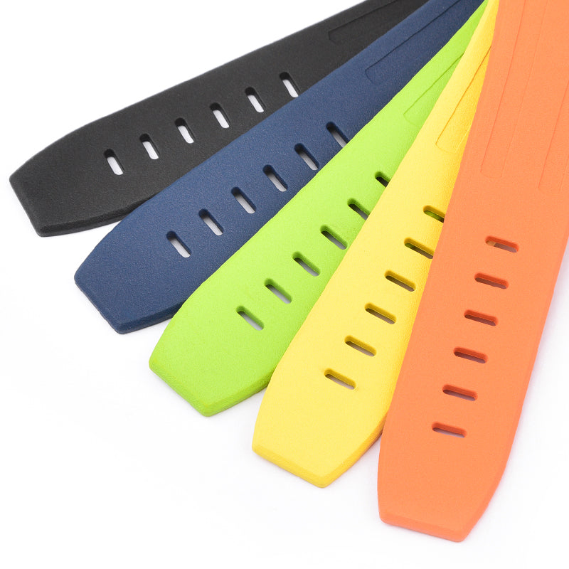 28mm FKM Rubber Band For Audemars Piguet Watches With Buckle, 28mm Rubber Watch Band With Buckle For AP Watches