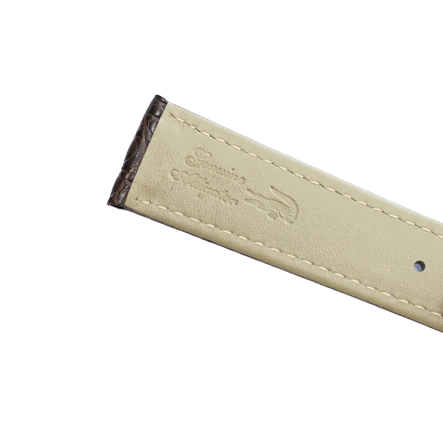 Crocodile Leather Straps For Watches With Deployment Clasp, Croco Watch Strap For Watches