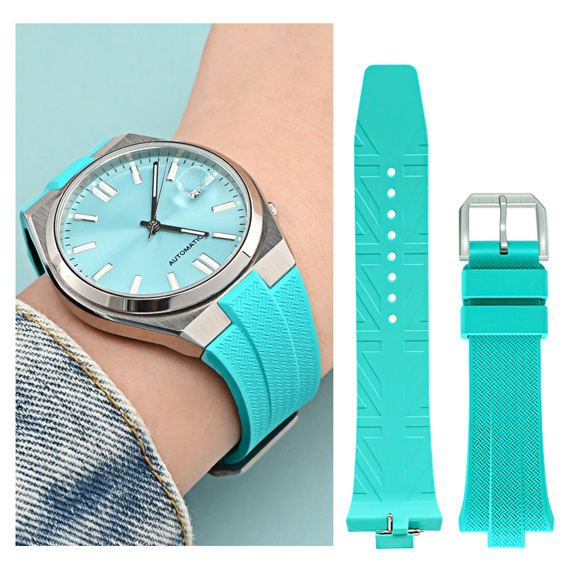 Quick Release 26mm FKM Rubber Band For Citizen Tsuyosa Watches, Replacement FKM Watch Band For Citizen Tsuyosa Watches