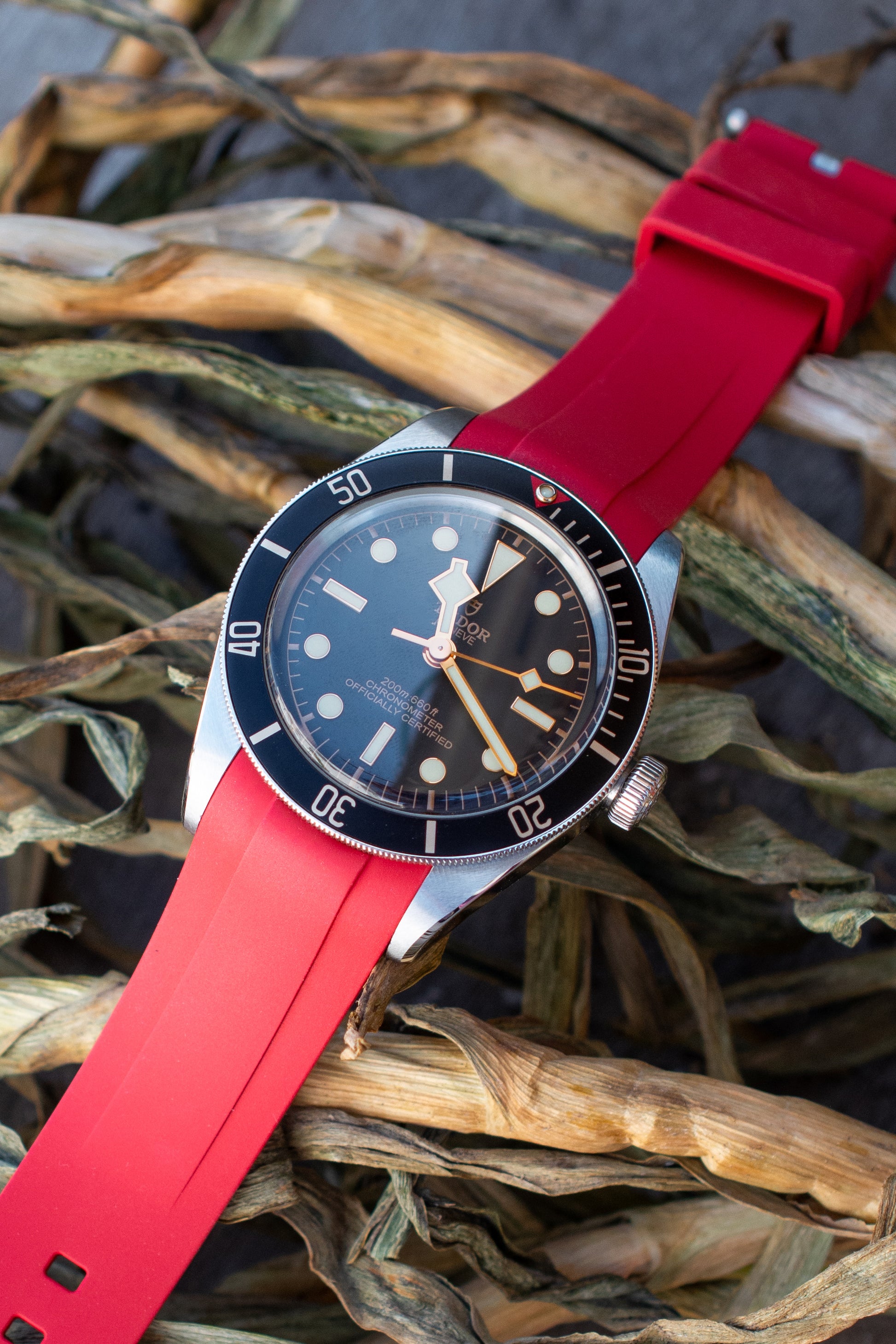 Tudor 58 red rubber band FKM