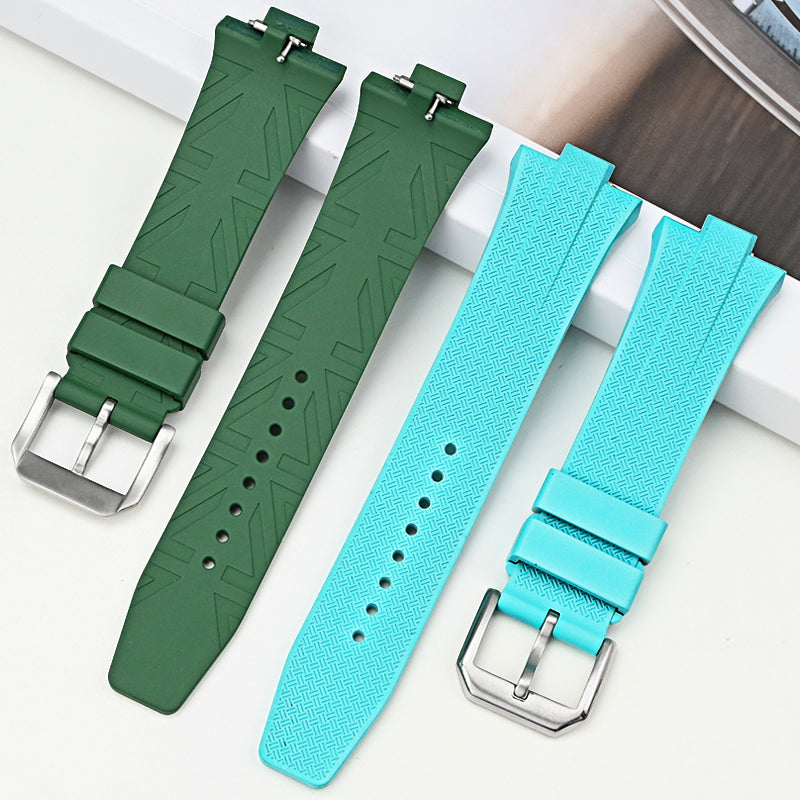 Quick Release 26mm FKM Rubber Band For Citizen Tsuyosa Watches, Replacement FKM Watch Band For Citizen Tsuyosa Watches