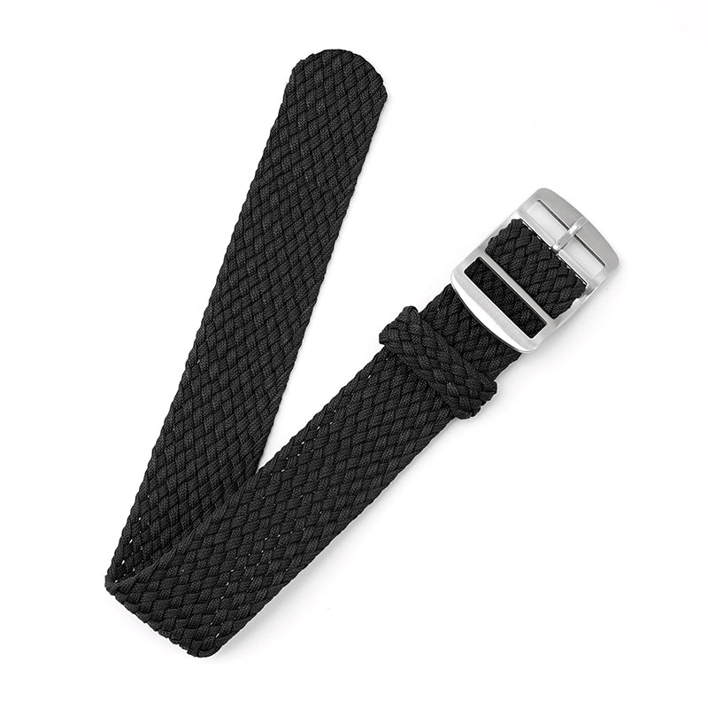 Canvas Nylon Watch Straps, Nylon Braided Watch Band, Replacement Watchband Hook and Loop Straps (16mm,18mm,20mm,22mm) For Men Women