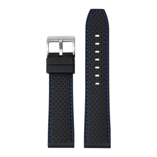 Quick Release Rubber Band With Buckle For Watches, Replacement Rubber Watch Band Straps For Tag Heuer Watches