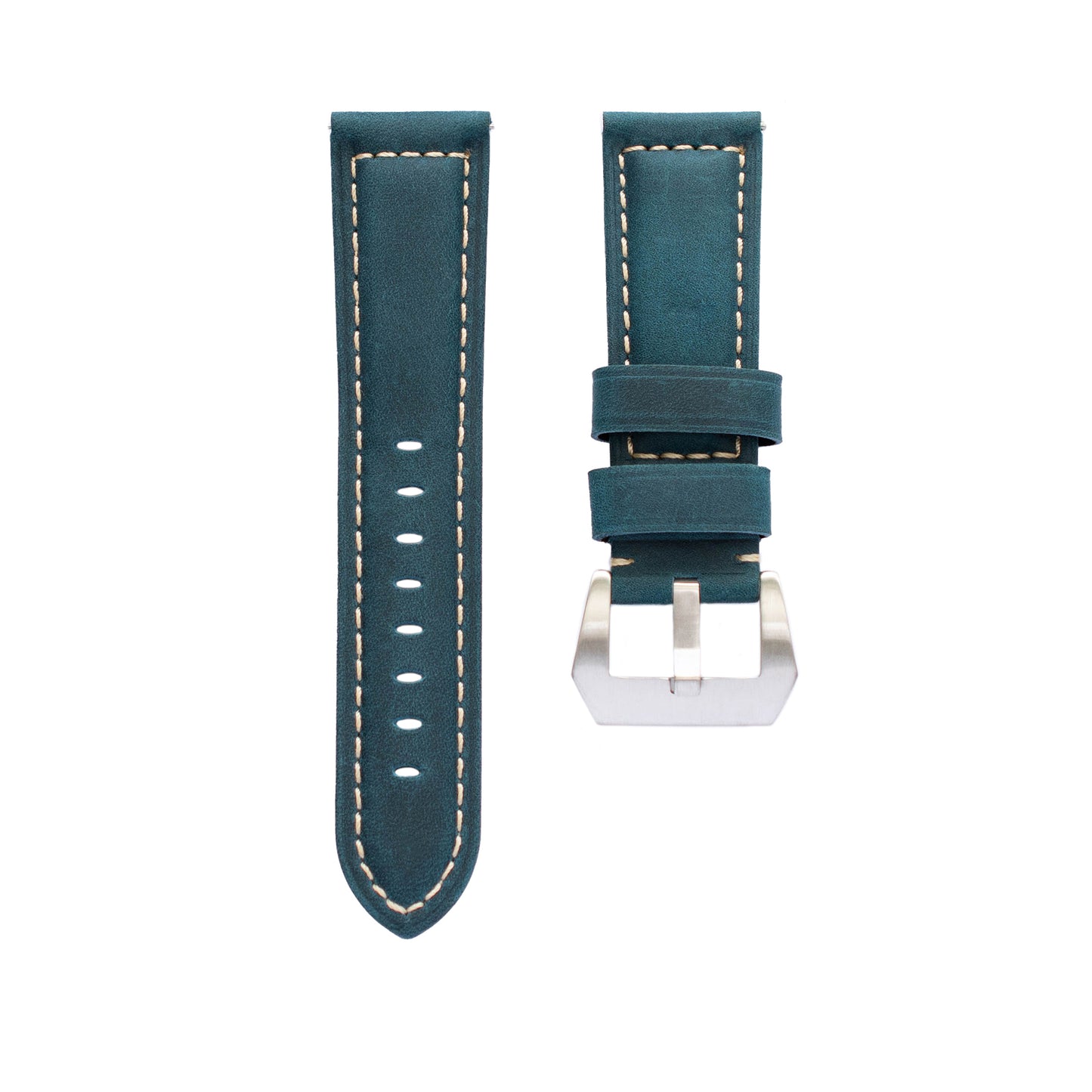 Blue panerai calf straps with buckle 