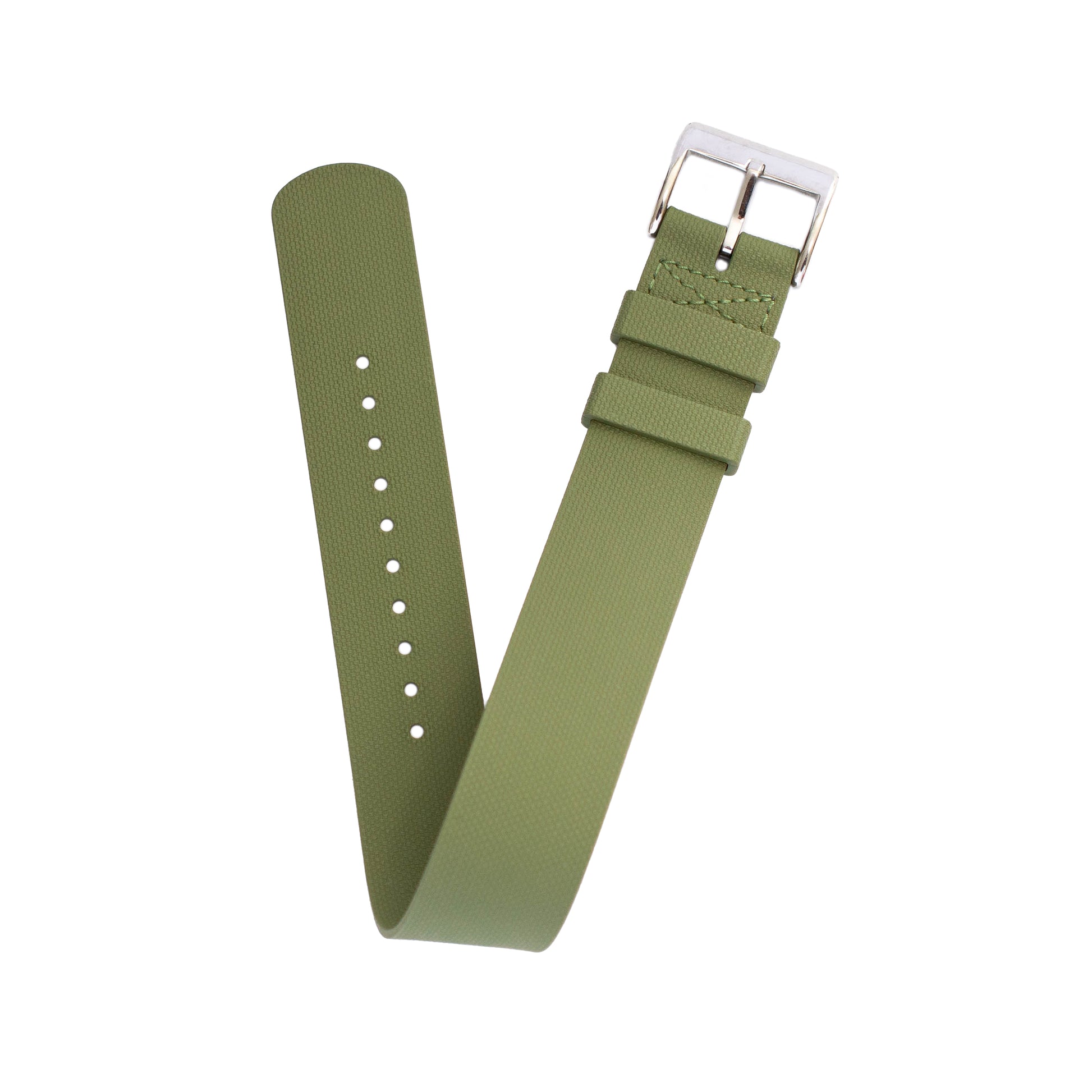 Green single pass straps for tudor FXD watches 
