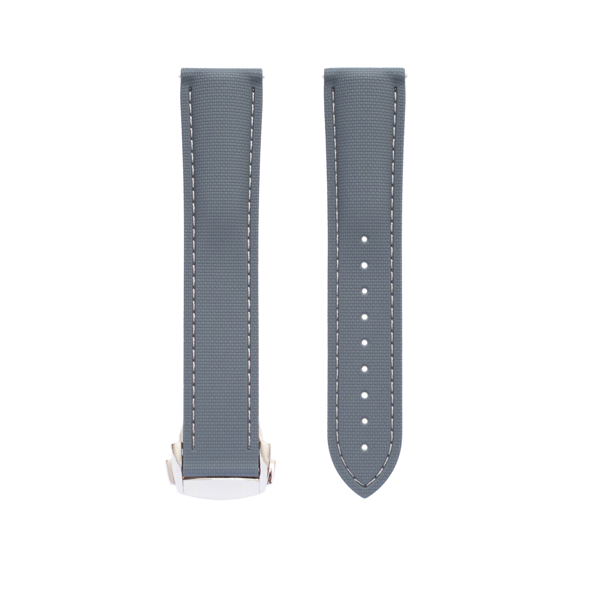 Rubber Canvas Texture Watch Straps for Omega Speedmaster Watches
