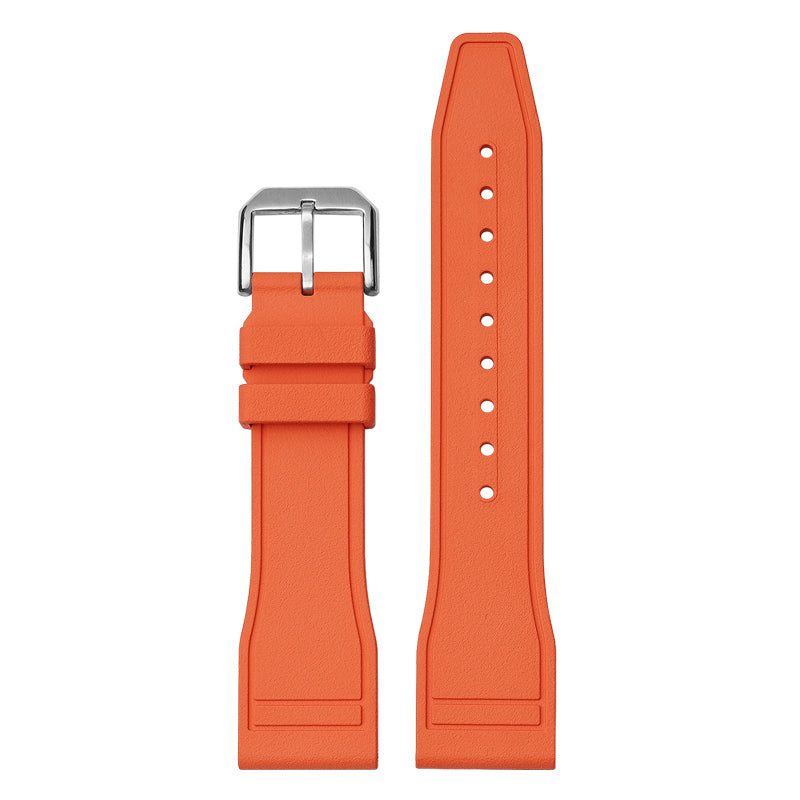 Quick Release Rubber Band For IWC Pilot Portuguese Watches, Replacement Watch Band With Buckle For Pilot Watches FKM Rubber