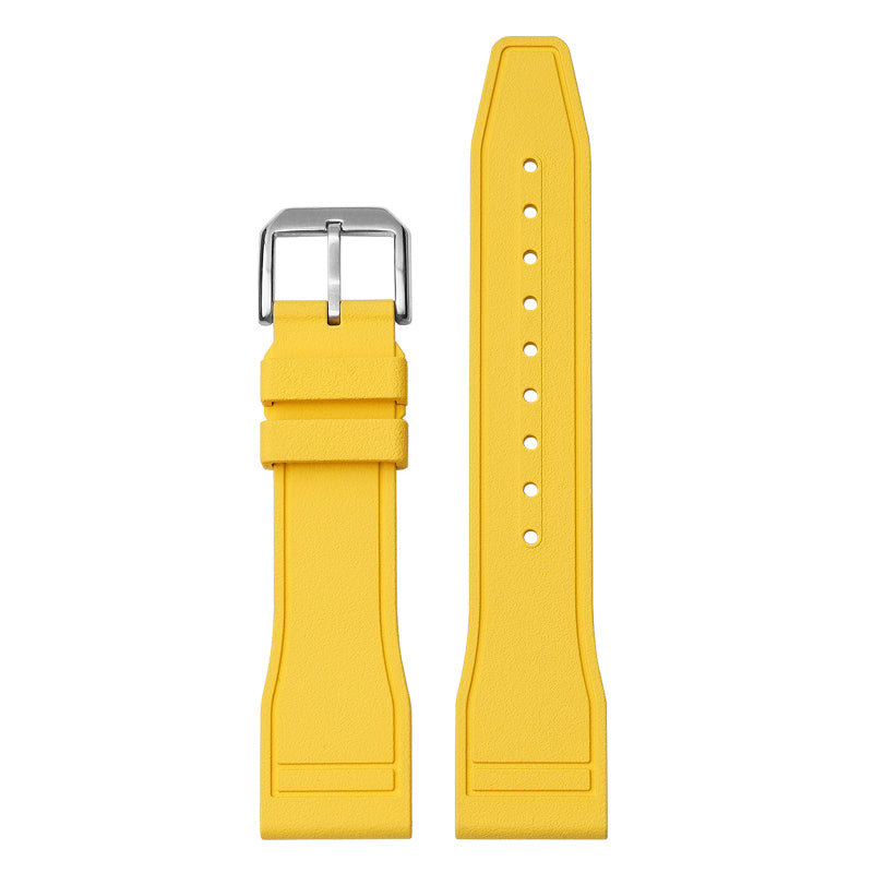 Quick Release Rubber Band For IWC Pilot Portuguese Watches, Replacement Watch Band With Buckle For Pilot Watches FKM Rubber