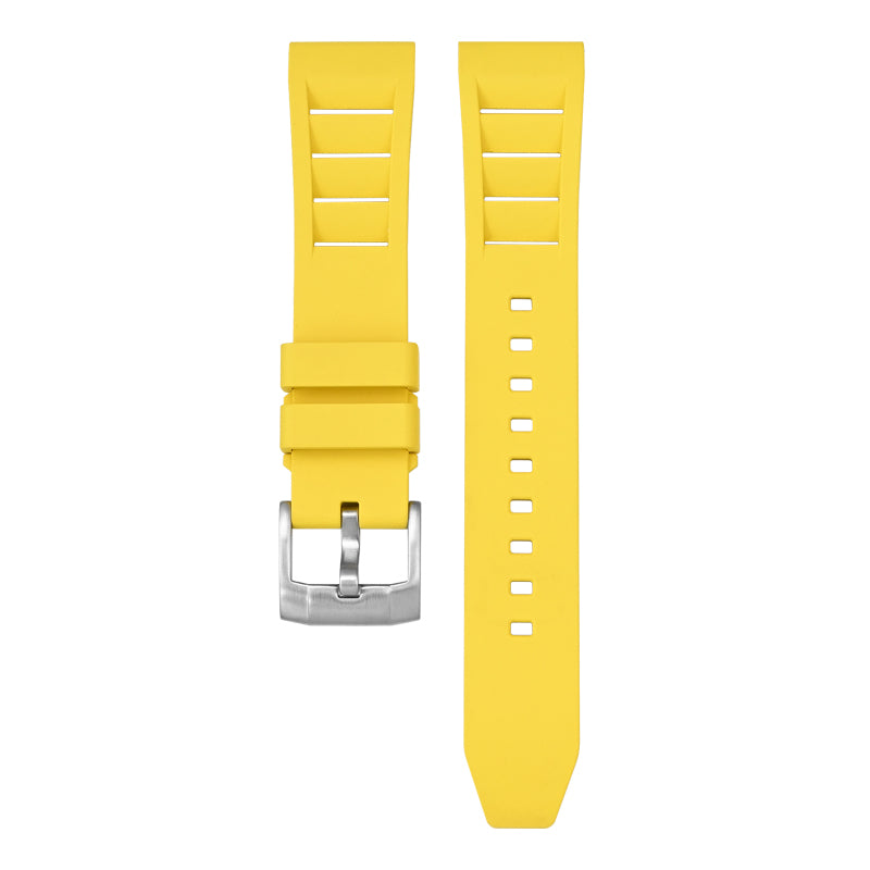 Premium FKM Vented Rubber Watch Band For Watches – Quick Release Diver Straps for Men & Women, 19mm 20mm 21mm 22mm 24mm, Soft & Durable Waterproof Replacement Wristband