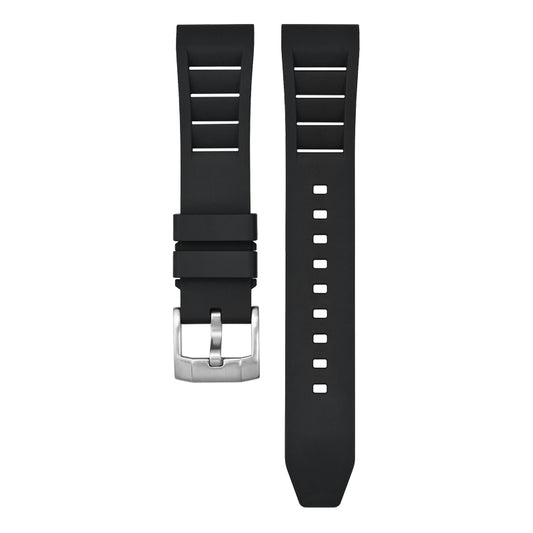 Premium FKM Vented Rubber Watch Band For Watches – Quick Release Diver Straps for Men & Women, 19mm 20mm 21mm 22mm 24mm, Soft & Durable Waterproof Replacement Wristband