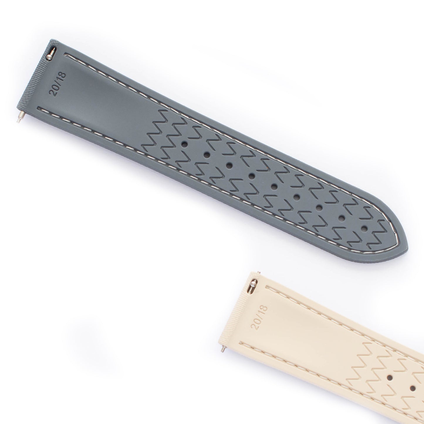 fkm cavas rubber band for omega watches back side