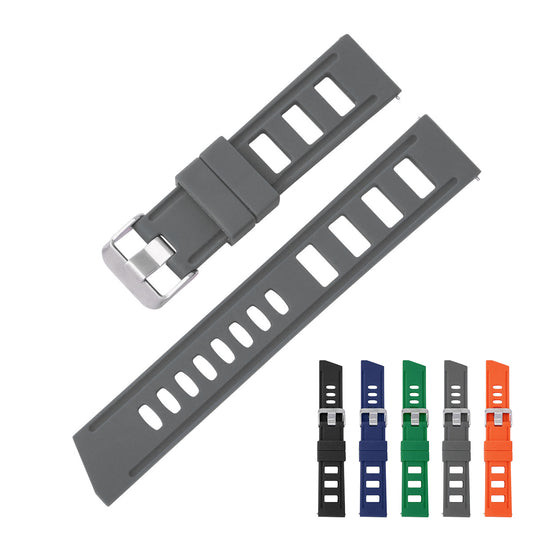 Quick Release Rubber Band For Diving Watch, 22mm 20mm Quick Release Silicone Watch Bands